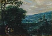 Gillis van Coninxloo Landscape with Venus and Adonis oil painting picture wholesale